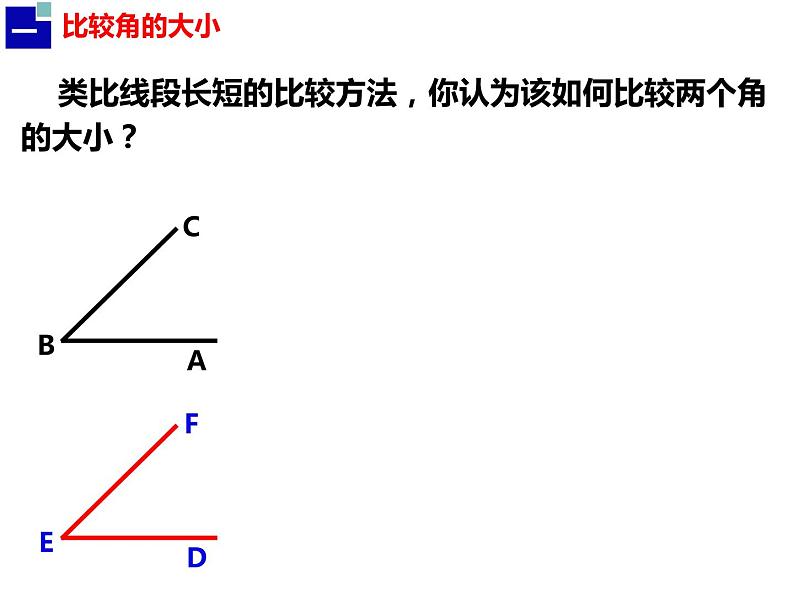 4.5.1角的比较-2022-2023学年七年级数学上册同步精品课件（沪科版）03