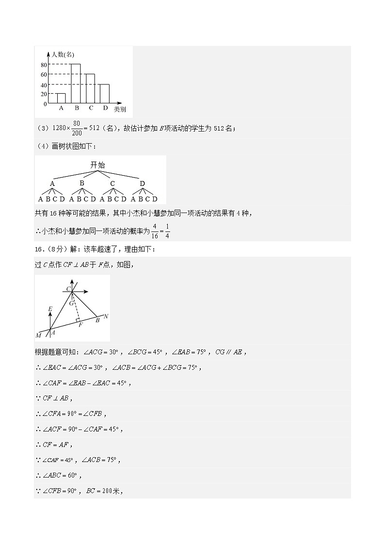 数学（四川成都卷）-学易金卷：2023年中考第三次模拟考试卷02