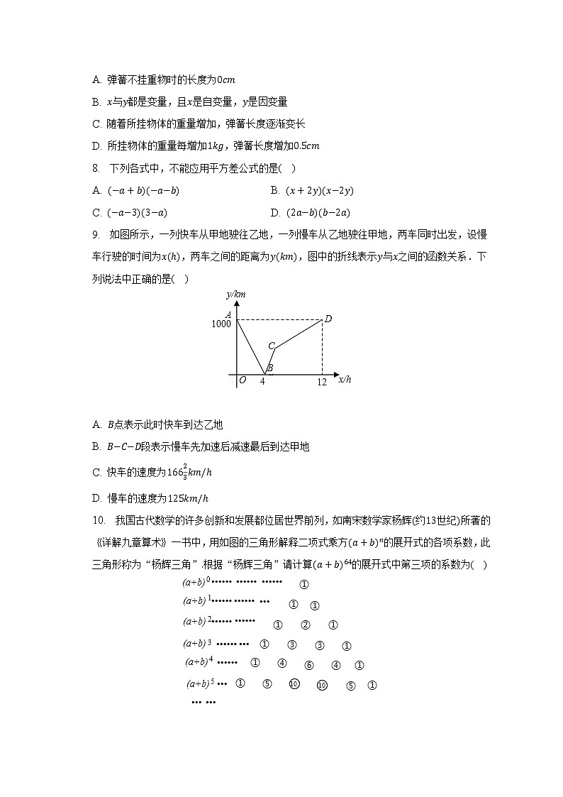 2022-2023学年广东省揭阳市揭东区七年级（下）期中数学试卷（含解析）第2页