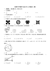 2023年黑龙江省哈尔滨市虹桥初级中学中考二模数学试题(含答案)