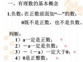 青島版七年級(jí)數(shù)學(xué)上冊(cè)課件：第2章 有理數(shù)