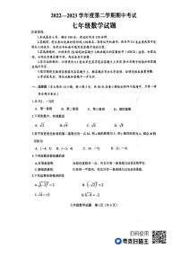 山东省济宁市微山县2022-2023学年七年级下学期期中考试数学试题