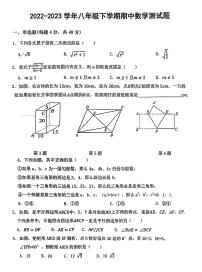 山东省德州市平原县2022-2023学年八年级下学期4月期中数学试题