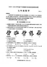 山东省临沂市兰山区2022-2023年七年级下学期数学期中考试卷