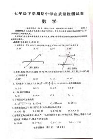 河南省安阳市安阳县2022-2023学年七年级下学期4月期中数学试题