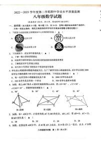 江苏省连云港市灌南县2022-2023学年下学期期中学业水平测试八年级数学试题