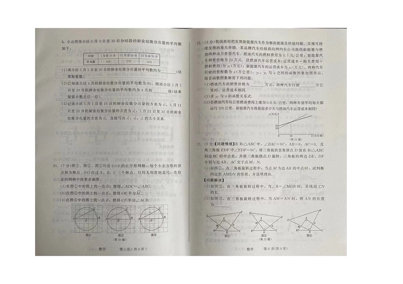吉林省长春市榆树市榆树市八号镇第二中学2022-2023学年九年级下学期4月月考数学试题03