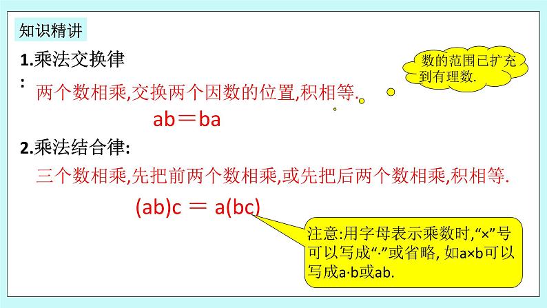 浙教版数学七上 2.3.2 有理数乘法的运算律及运用 课件+练习05