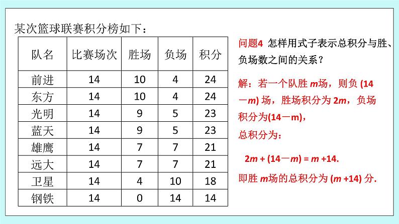 浙教版数学七上 5.4.8 一元一次方程的应用---积分问题 课件07