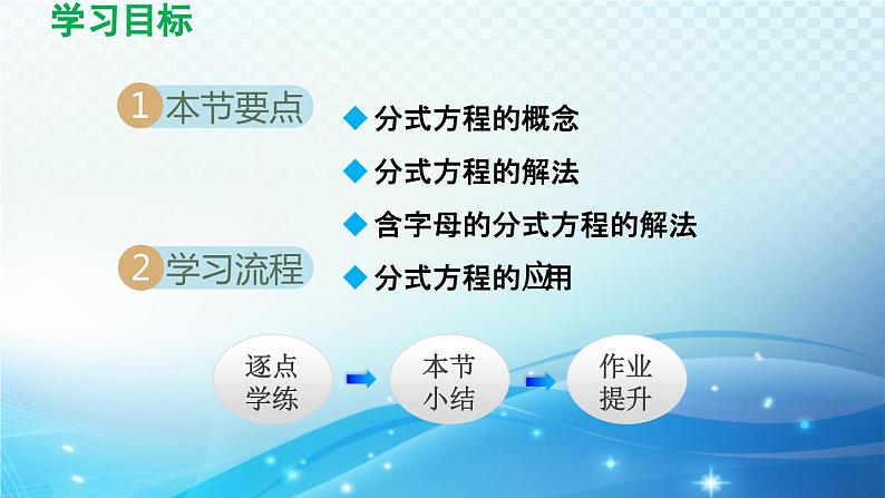 9.3 分式方程 沪科版七年级数学下册导学课件第2页