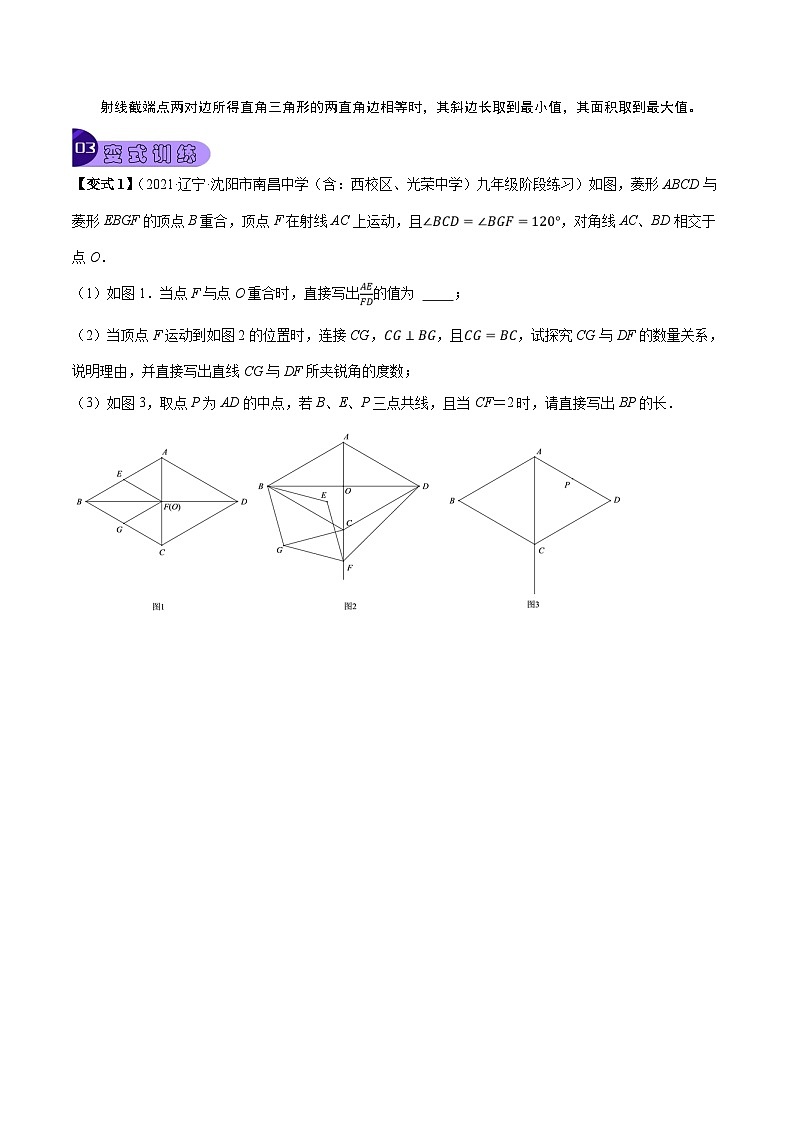 专题30 半角模型（原卷版）第3页