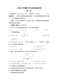 河南省安阳市汤阴县2022-2023学年八年级下学期期中数学试题