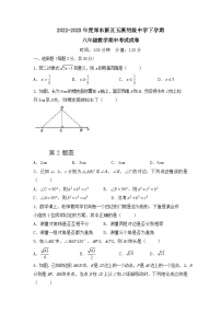 河南省郑州市郑东新区玉溪初级中学2022-2023学年八年级下学期期中数学试题(无答案)