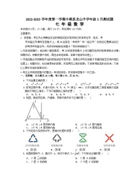 广东省梅州市丰顺县龙山中学2022-2023学年七年级下学期5月月考数学试题