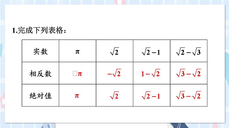 华师大版数学八年级上册 11.2 第2课时 实数的性质及运算PPT课件+教案02