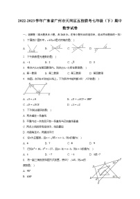 2022-2023学年广东省广州市天河区五校联考七年级（下）期中数学试卷（含解析）