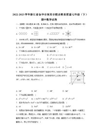 2022-2023学年浙江省金华市东阳市横店教育联盟七年级（下）期中数学试卷（含解析）