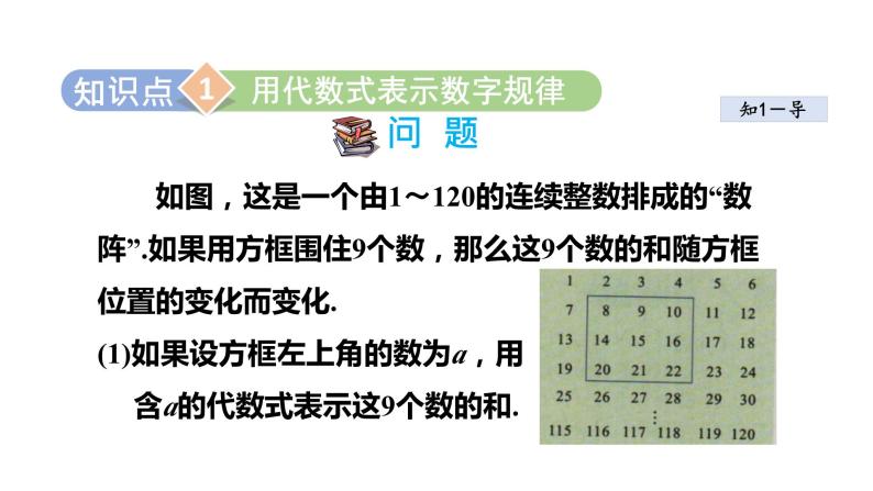 3.2 代数式3 列代数式表示规律 2021秋冀教版七年级数学上册课件04