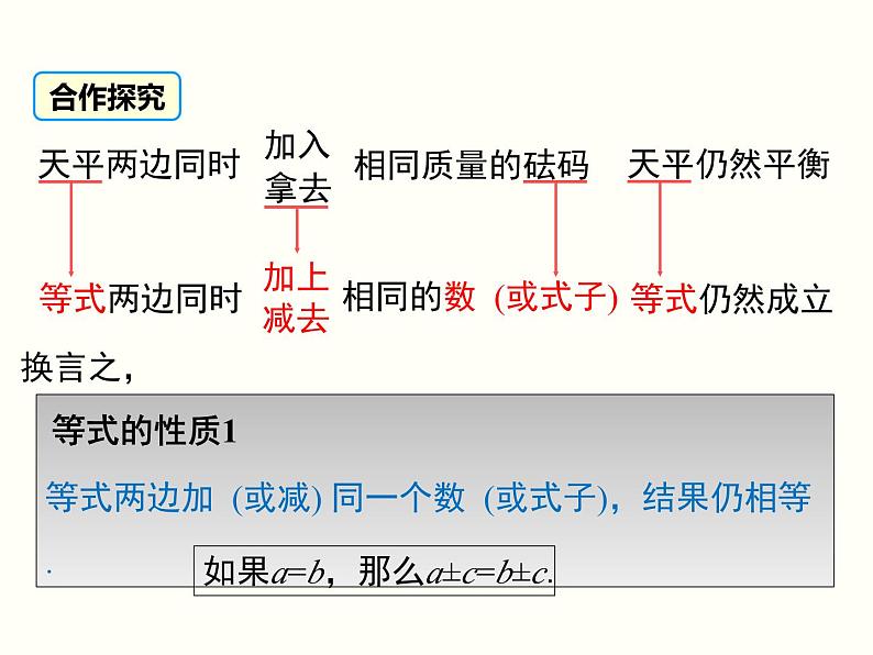 3.1.2 等式的性质 初中数学人教版七上教学课件05