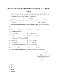 2022-2023学年江苏省无锡市江阴市长泾片七年级（下）期中数学试卷-（含解析）