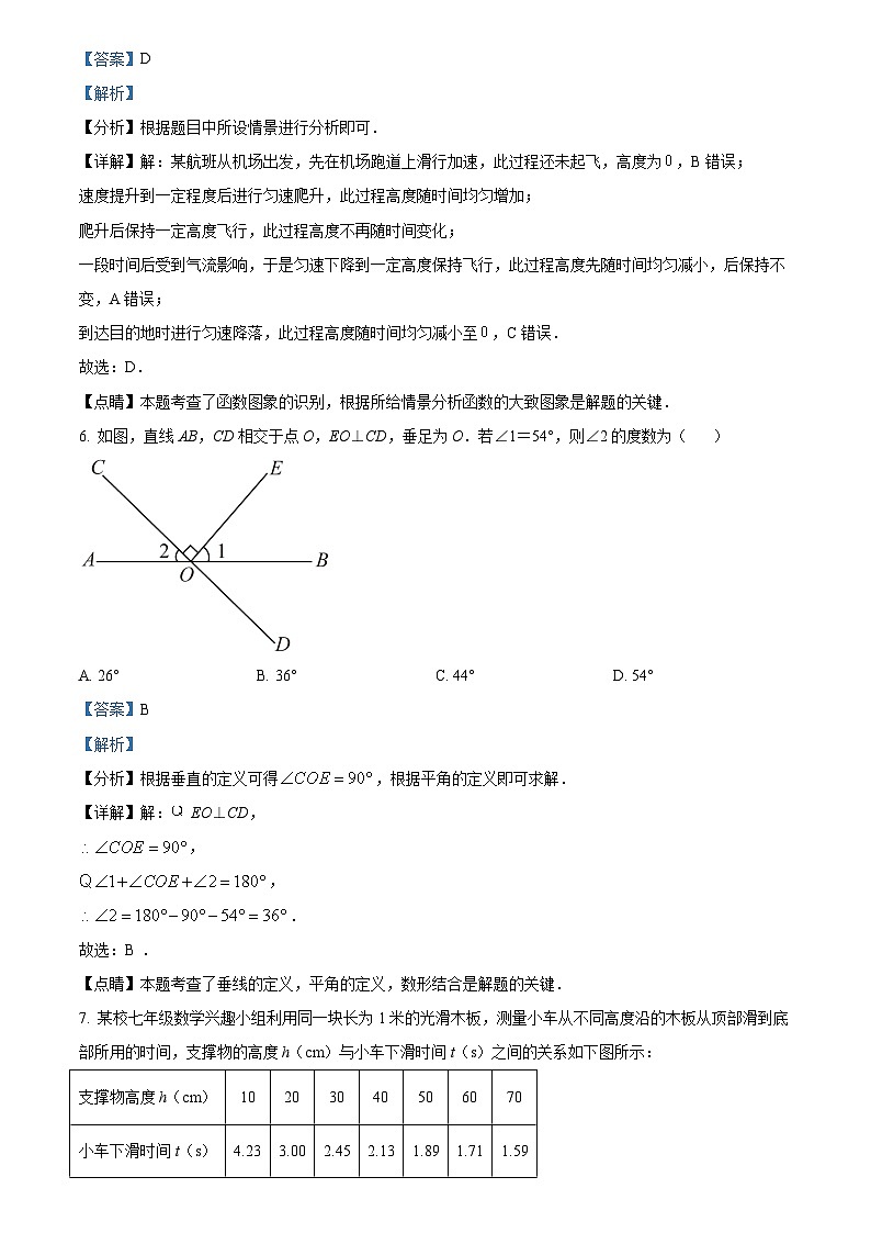 和平区2021-2022学年七年级下学期期末数学试题解析03