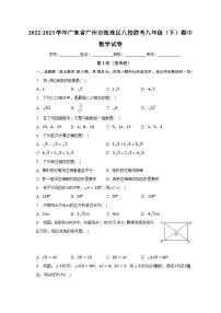 广东省广州市海珠区八校联考2022-2023学年八年级下学期期中数学试卷（含答案）