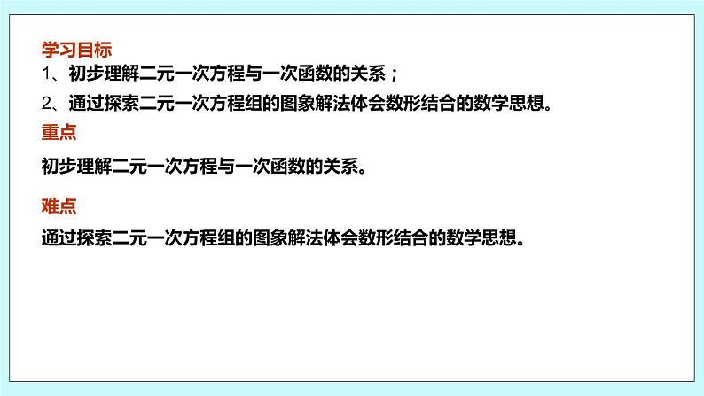 6.5 一次函数与二元一次方程 课件02