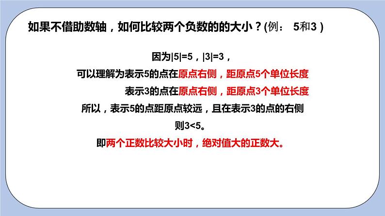 2.4 绝对值与相反数（第三课时 利用绝对值比较两个负数大小）课件07