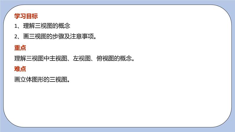 5.4 主视图、左视图、俯视图（第一课时）课件02