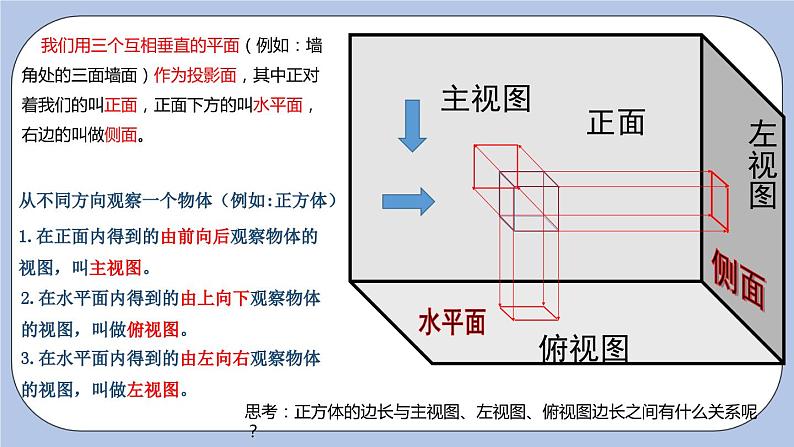 5.4 主视图、左视图、俯视图（第一课时）课件08