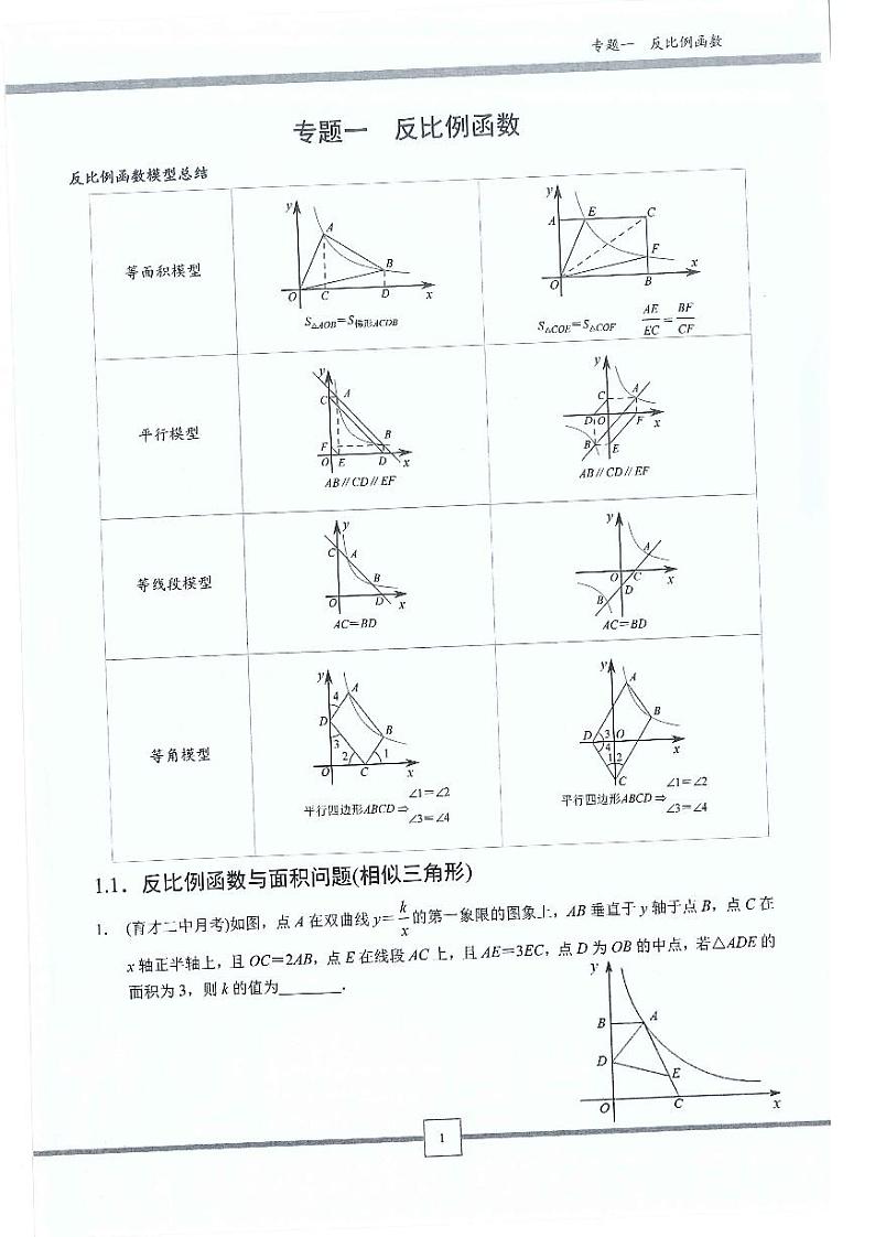 深圳中考数学重难点专题汇编第3页