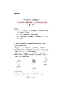 2023年河南省新乡市中考数学一模试卷(含答案)