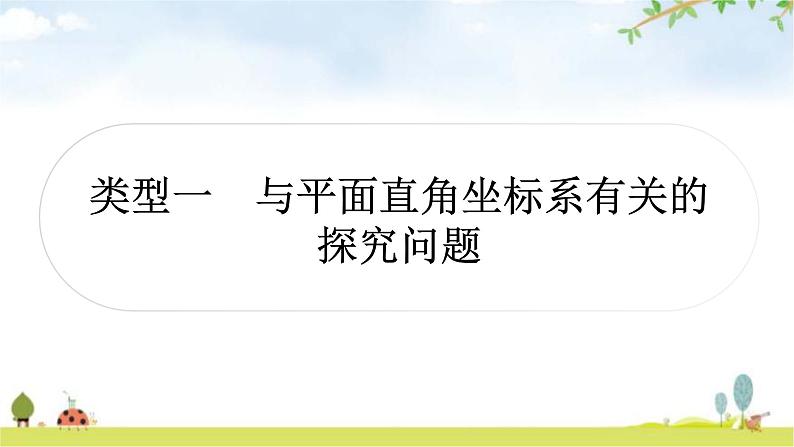 中考数学复习重难点突破十二函数与几何动态探究题考向1单动点引起的探究问题教学课件第1页