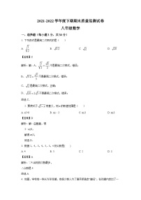 河南省信阳市罗山县2021-2022学年八年级下学期期末数学试卷(含答案)