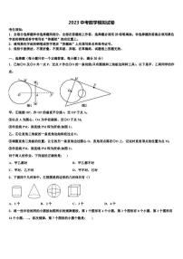 《2023年江苏省盐城中考数学适应性模拟试题含解析及点睛》