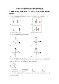 2023届广东省深圳市（2月）中考适应性考试 数学 试卷（学生版+解析版）