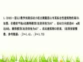 中考数学专项训练三复习类型一母子型作业课件
