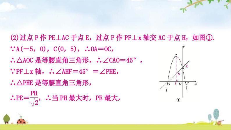 中考数学复习重难点突破二次函数与几何综合题类型四：二次函数与特殊四边形问题教学课件05