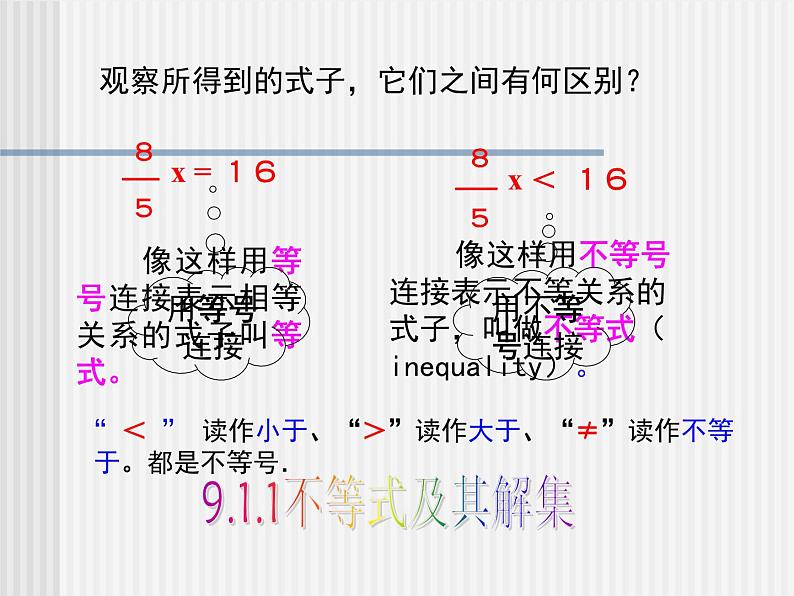 数学 9.1.1 不等式及其解集.课件PPT03