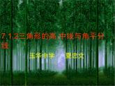 数学：7.1与三角形有关的线段-7.1.2三角形高、中线与角平分线课件1（人教新课标七年级下）