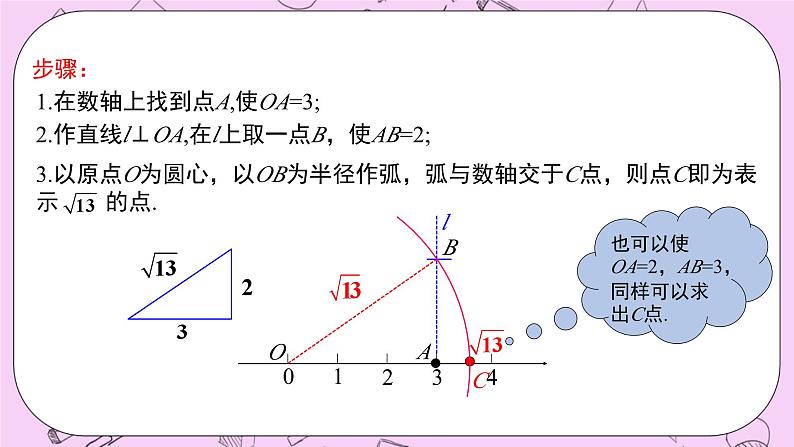 浙教版数学八上 2.7.3 拓展：利用勾股定理作图或计算 课件06