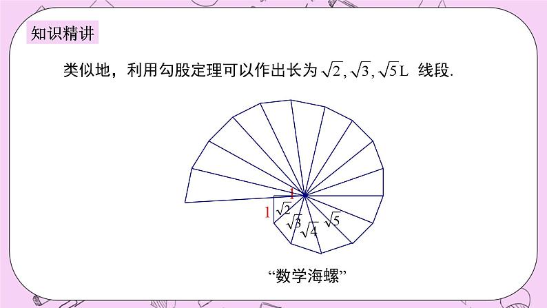 浙教版数学八上 2.7.3 拓展：利用勾股定理作图或计算 课件08