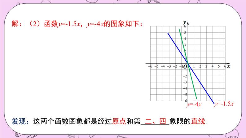浙教版数学八上 5.3.2 正比例函数的图象和性质 课件06