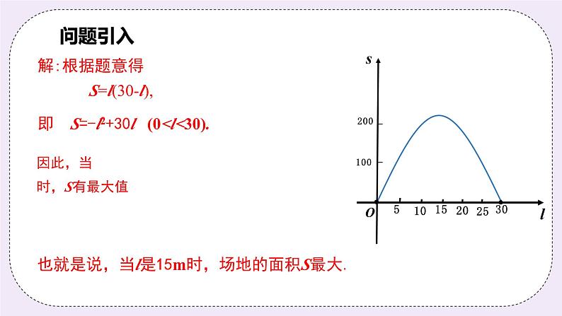 浙教版数学九上 1.4.1 二次函数的实际应用-几何图形面积问题 课件07