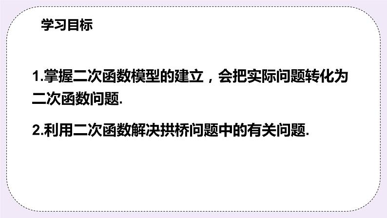 浙教版数学九上 1.4.3 二次函数的实际应用-拱桥问题中的抛物线 课件02