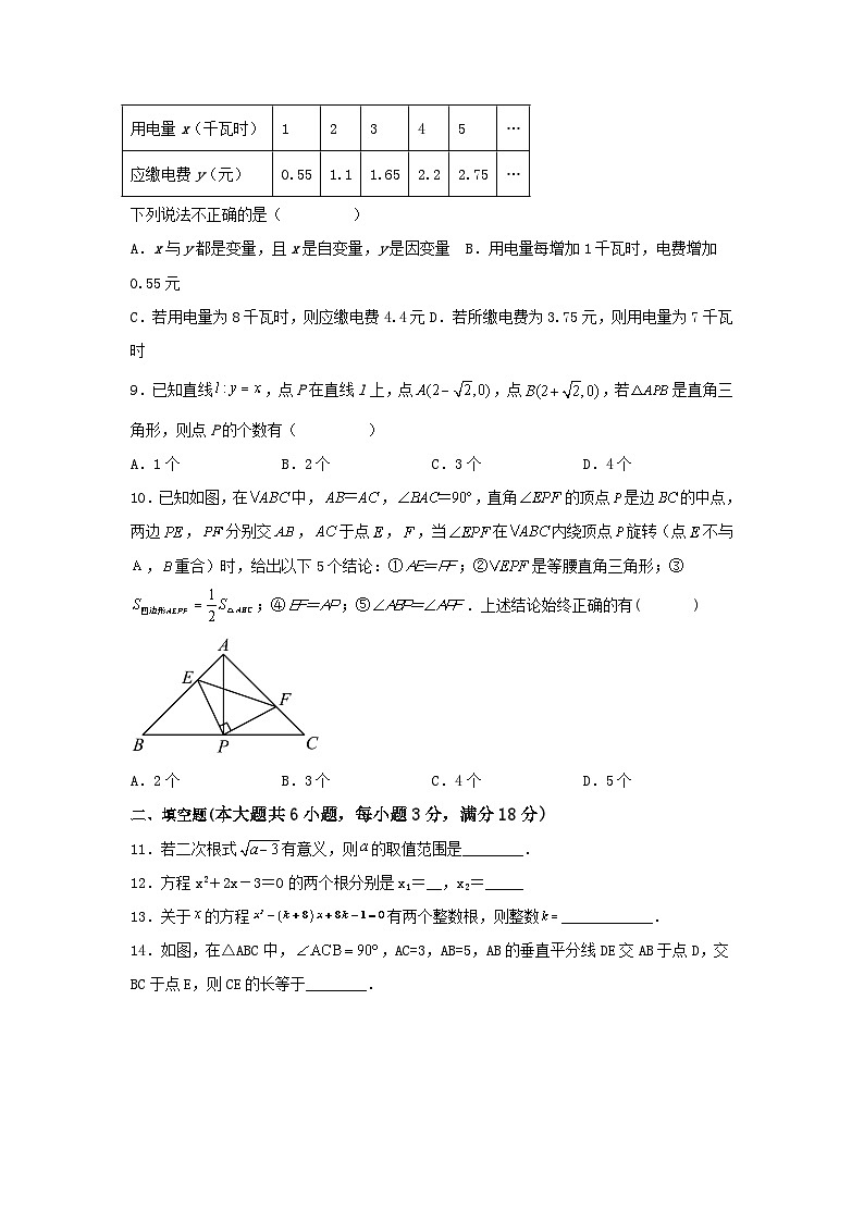 2023年广东省广州市花都区华云学校中考数学一模试卷（含答案）第2页