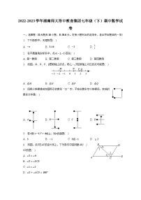 2022-2023学年湖南师大附中教育集团七年级（下）期中数学试卷（含解析）