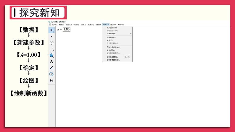 湘教版数学九年级上册 IT教室 用计算机绘制反比例函数的图象第6页