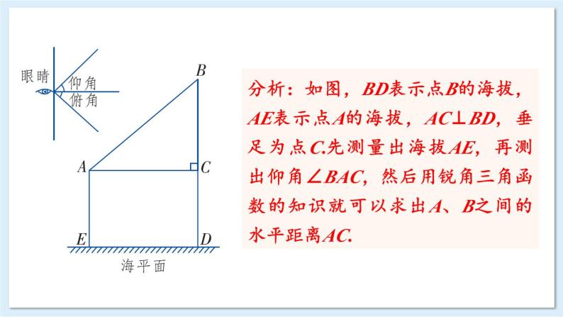湘教版九年级上册4.4 解直接三角形的应用教学课件ppt-教习网|课件下载