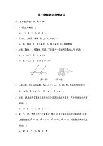 2022-2023学年北师大版八年级第一学期期末学情评估+数学试卷